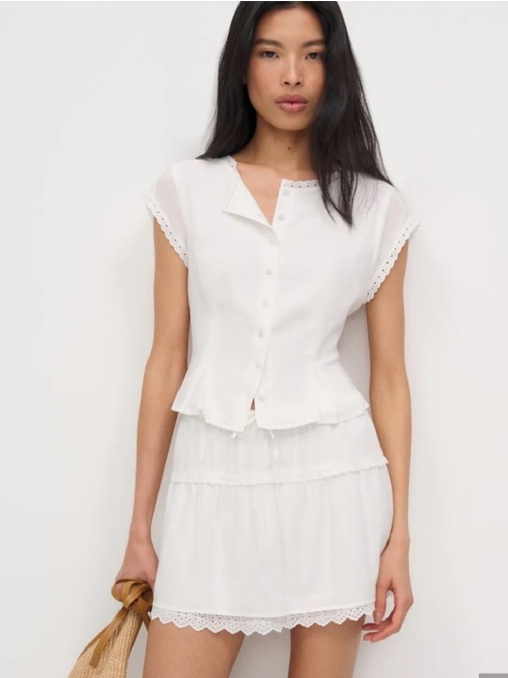 Reformation Valetta two piece skirt set - SKIRT ONLY Size 8